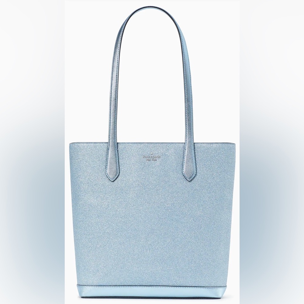 BNWT BLUE GLITTER KATE SPADE TOTE